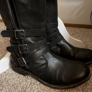 Black Rampage Moto Boots